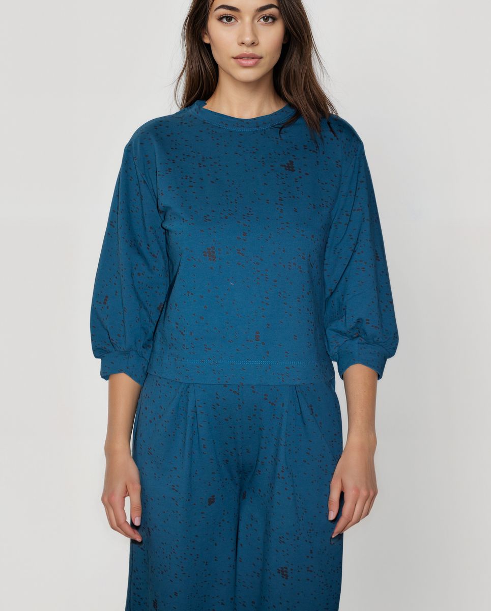 Lyra Top in twilight agnes by Bel Kazan