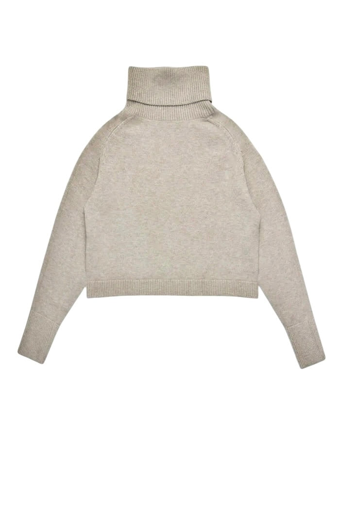Pugliese Sweater in light grey melange by Deluc
