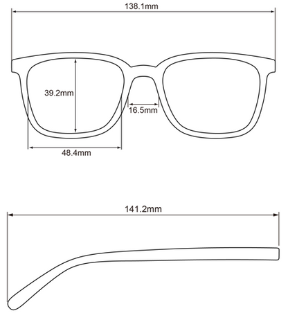 Blakely Reading Glasses: Gray / +2.0
