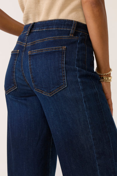 Maya High Rise Wide Leg in angelically by KUT