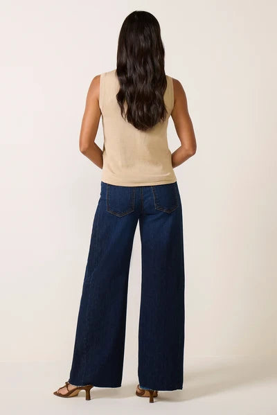 Maya High Rise Wide Leg in angelically by KUT