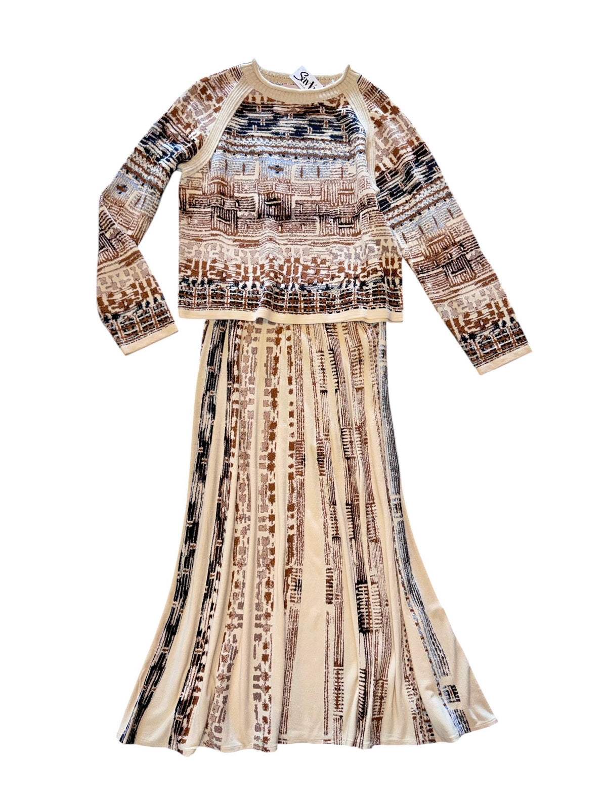 Mixed Sweater in brown multi by Aldo Martins