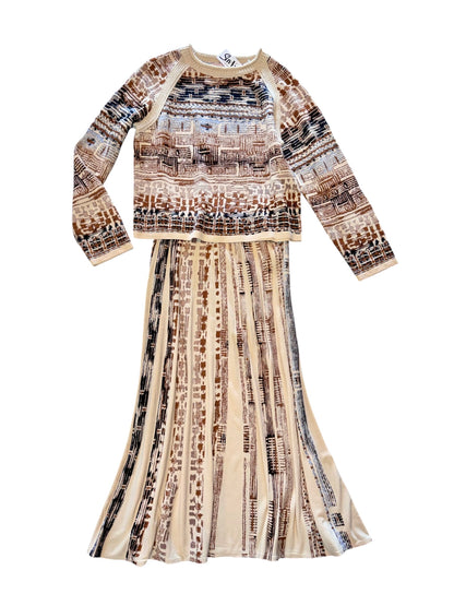 Mixed Sweater in brown multi by Aldo Martins