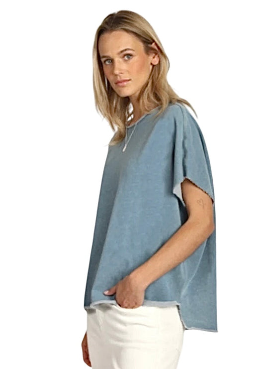 Indigo Caplet in denim by Dylan
