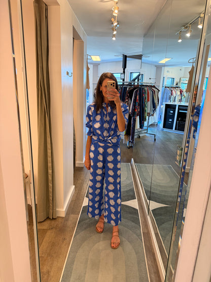 Fennel Pant in blue shells by Nimo