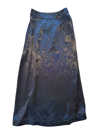 Midnight Leopards Jacquard Maxi Skirt in black by Farm Rio