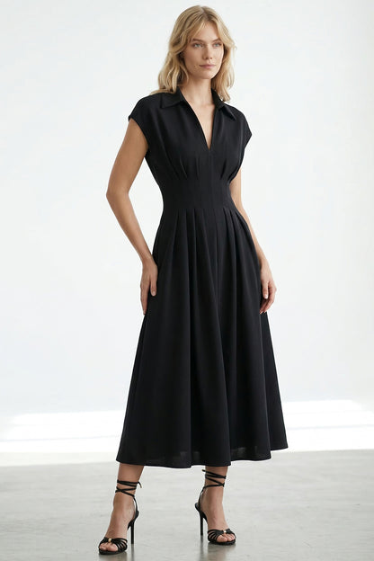 Aveline Dress in black by Exquise