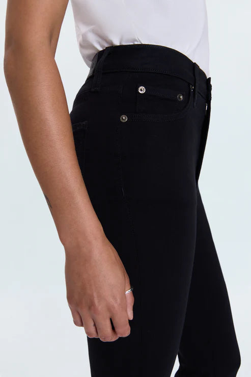 Lennon High Rise Crop Boot in noir by Pistola