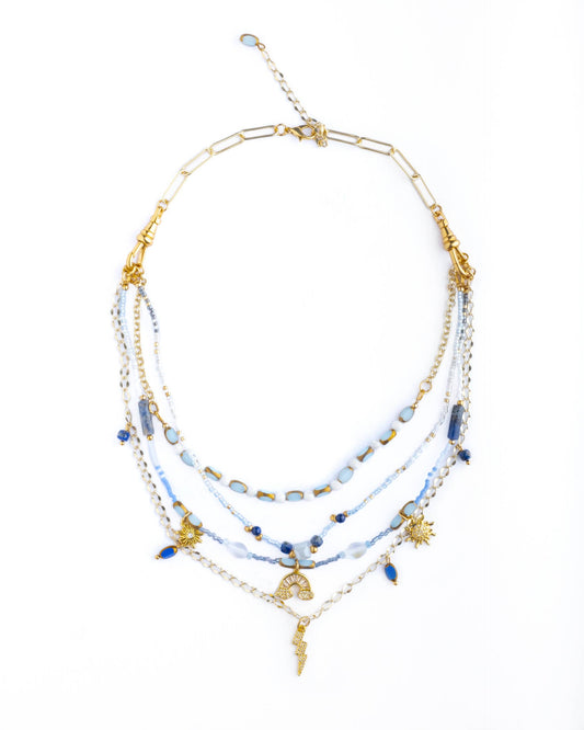 Beaded Interchangeable Necklace Layering Set/4 (Celestial)