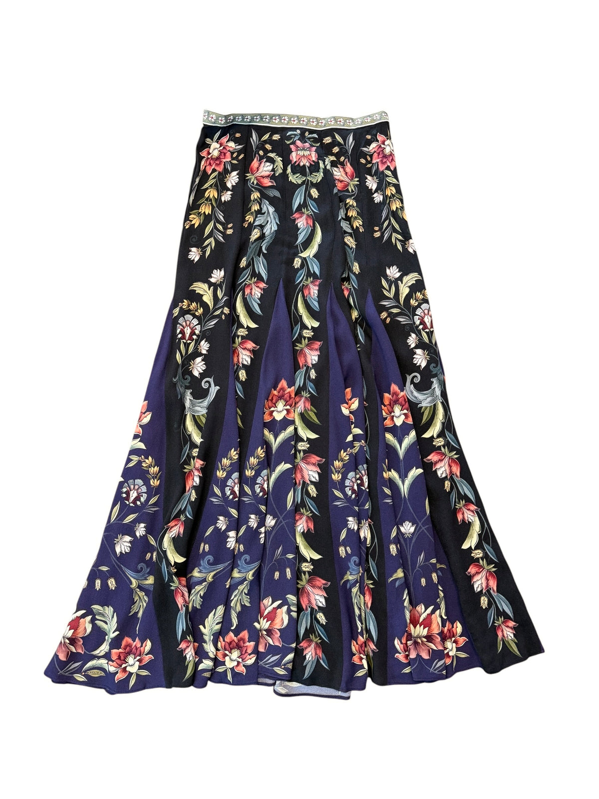 Natalia Maxi Skirt in black by Farm Rio