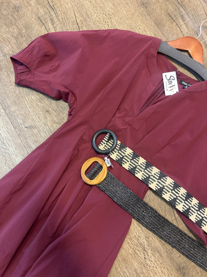 Dayton Dress in wine by Steve Madden