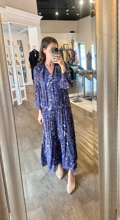 Sunny Ankle Dress in viviana print by Cleobella