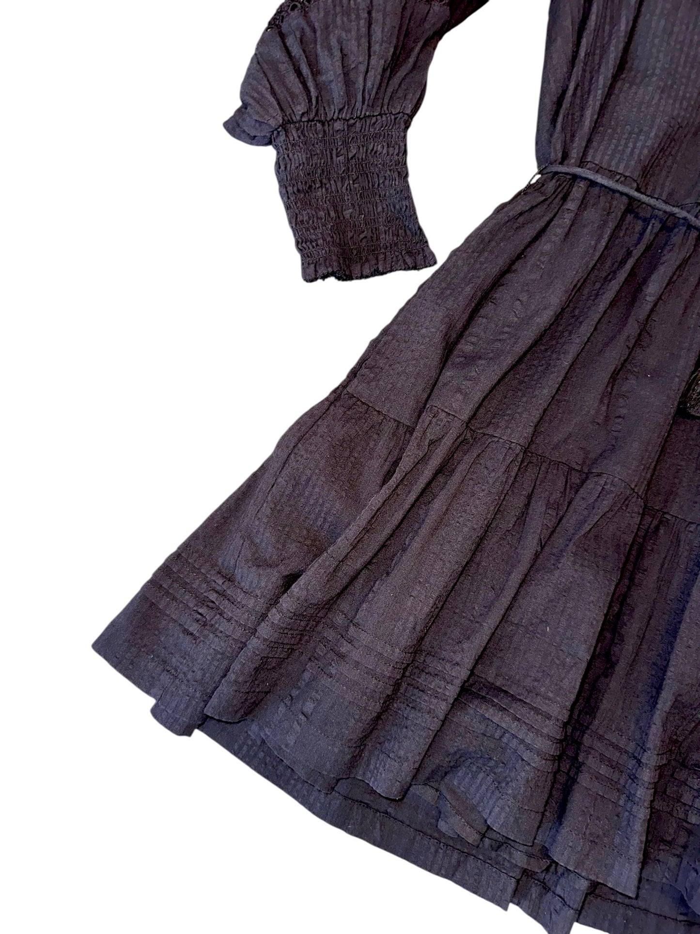 Meadow Mini Dress in black by Cleobella