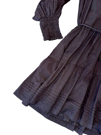 Meadow Mini Dress in black by Cleobella