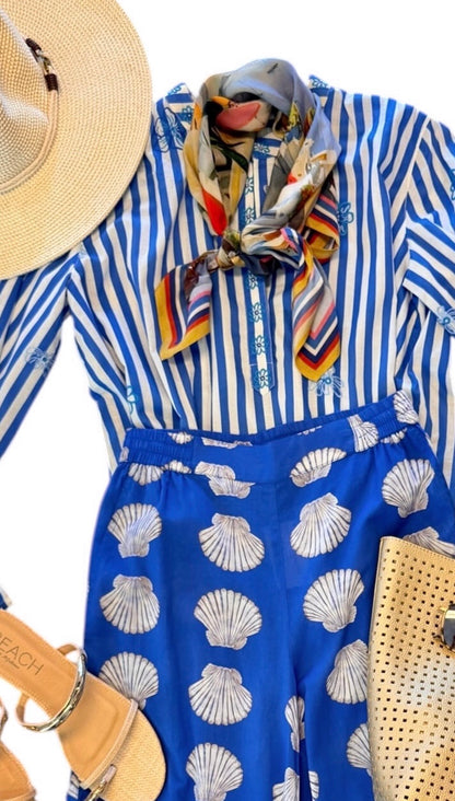 Taeyi Scarf in beach scene by Conditions Apply