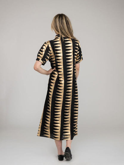 Kris Edgy Dress in black by Beau & Ro