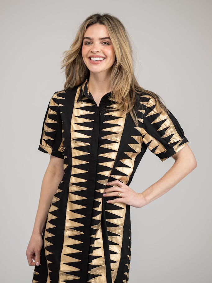 Kris Edgy Dress in black by Beau & Ro
