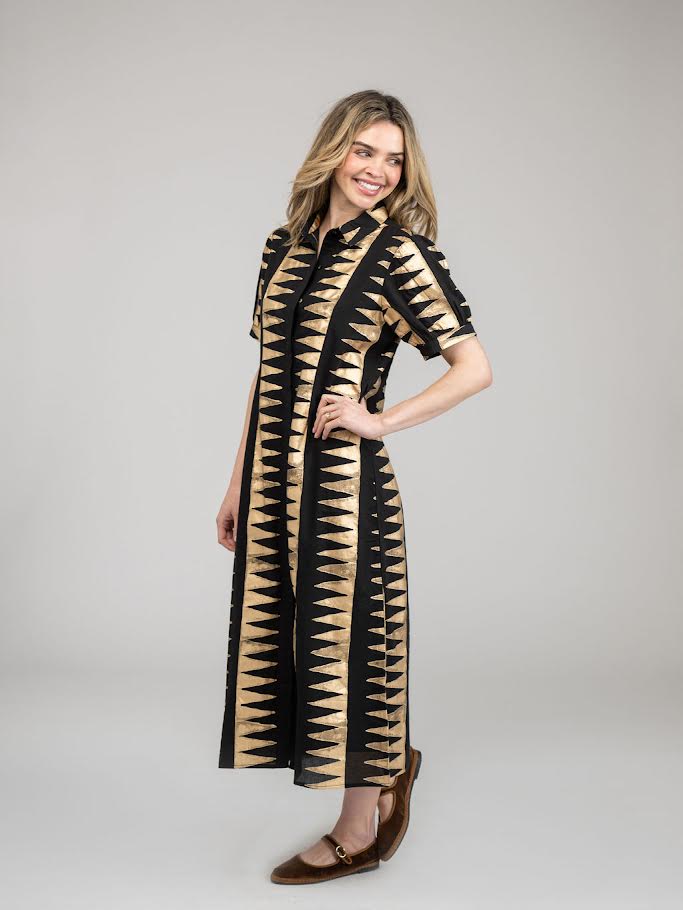 Kris Edgy Dress in black by Beau & Ro
