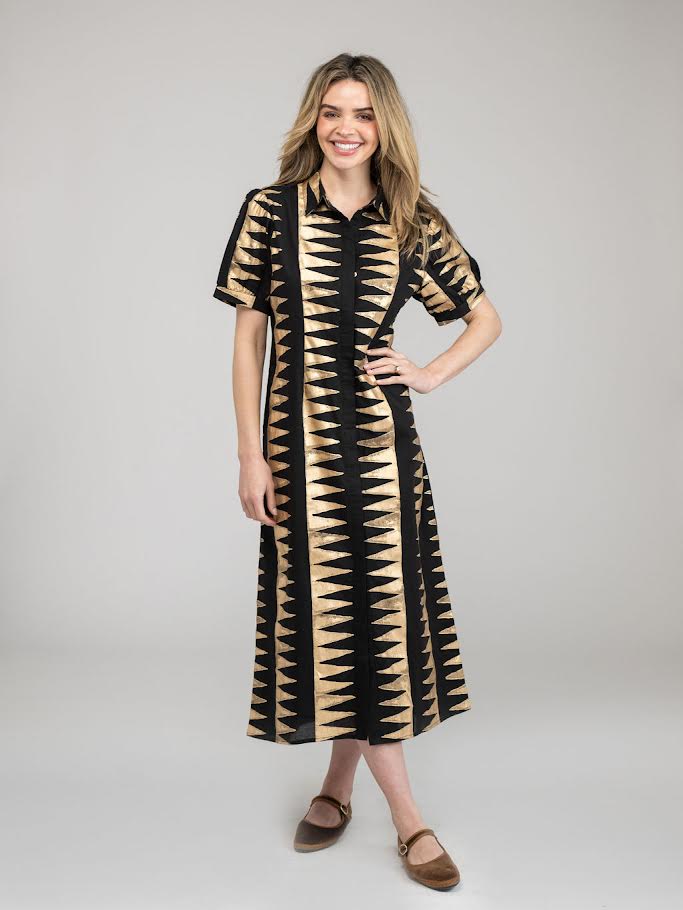 Kris Edgy Dress in black by Beau & Ro