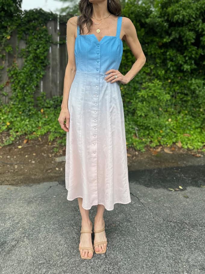 Bella Dress in dusk ombre by Allison