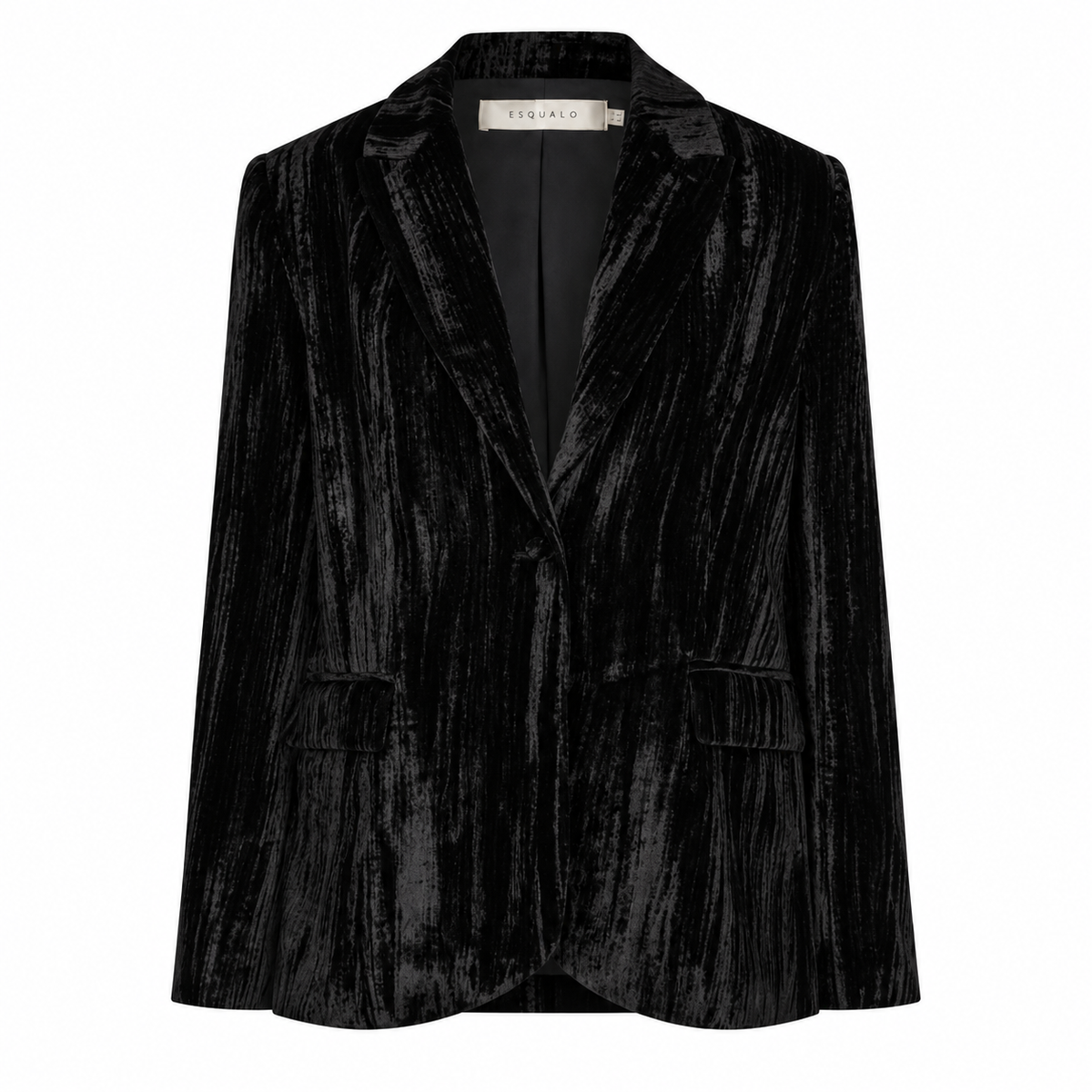 Velvet Blazer in black by Esqualo