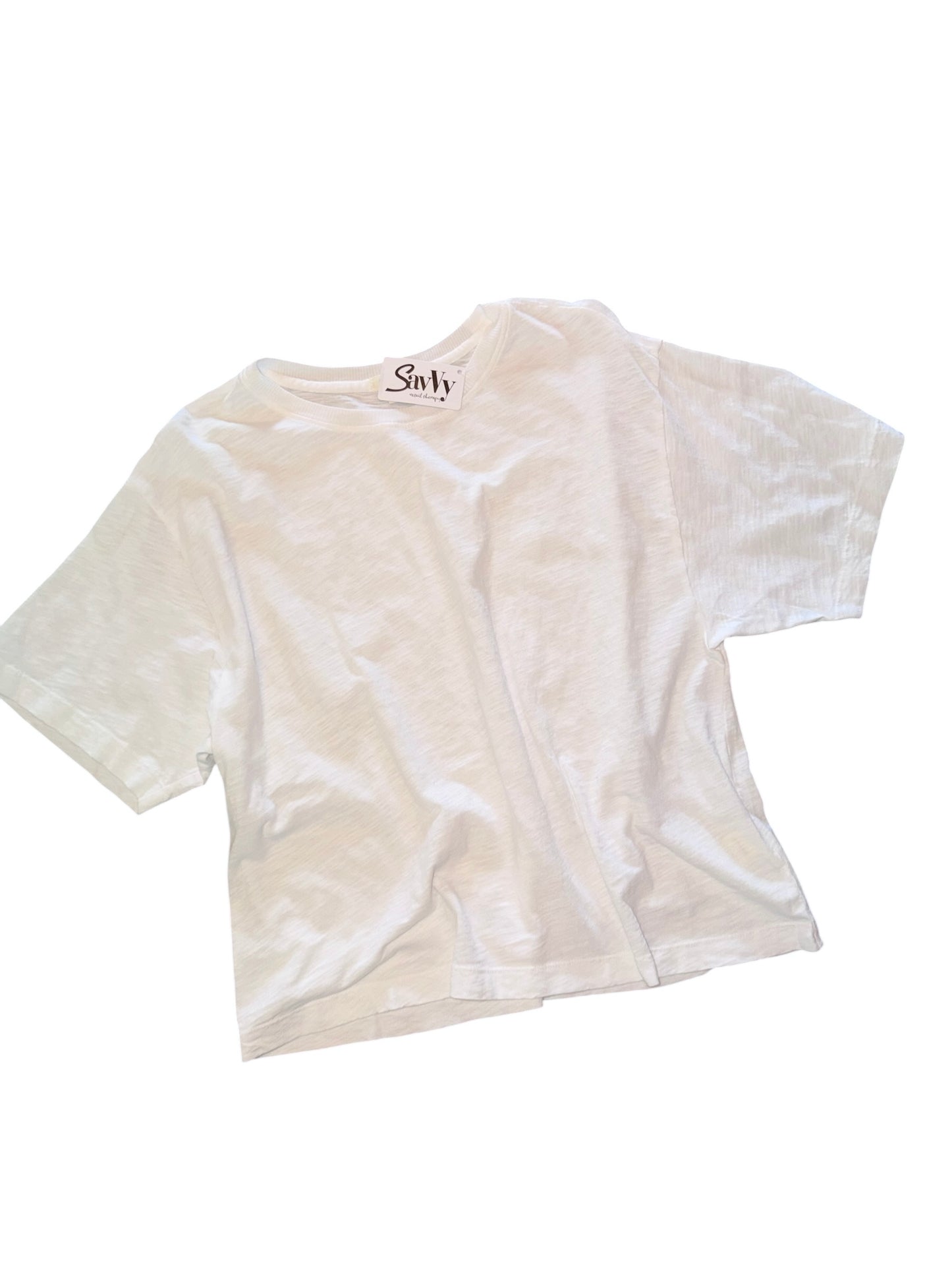 Loose Crew Tee in white by Dylan