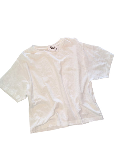 Loose Crew Tee in white by Dylan
