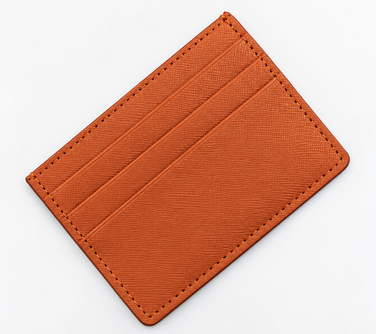 Skinny Credit Card Holder in tan