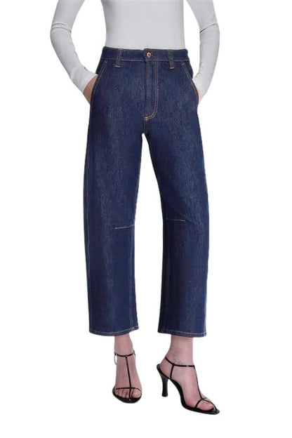 Beau Seamed Crescent Jean in nightfall by Pistola