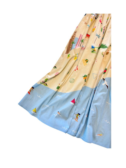 Febia Printed Maxi Dress in multi by Conditions Apply