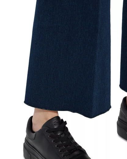 Erin Hi Waist Wide Leg Denim in indigo by Lysse