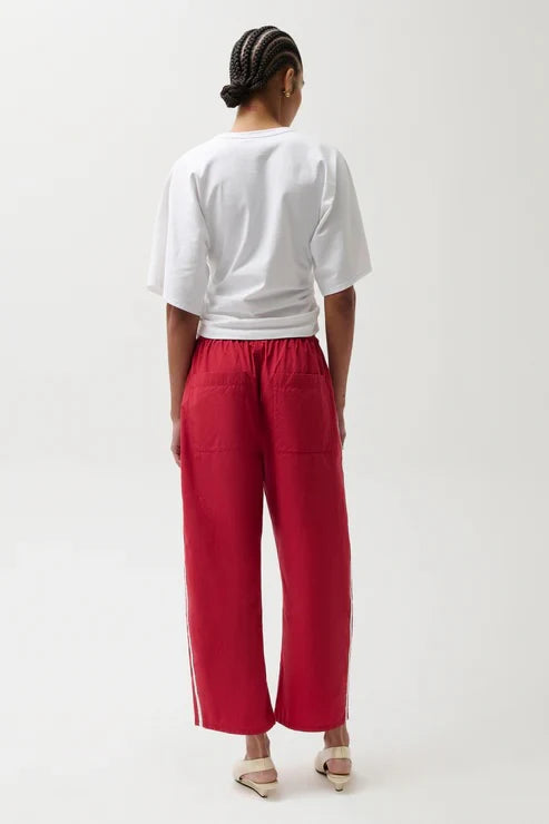 Bodie Pants in racer red by Pistola