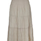 Laura Tiered Skirt in stone by Lucy Paris