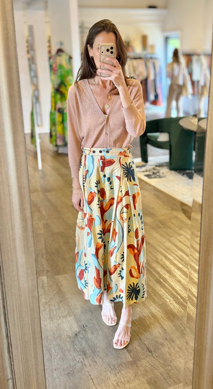 TRUNK SHOW- Mika Tee in cream velora by Bel Kazan