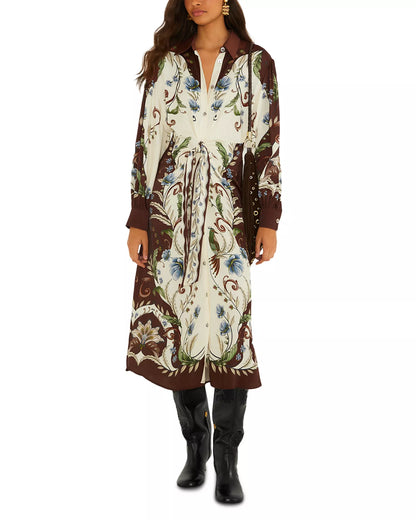 Millena Maxi Dress in winter white by Farm Rio