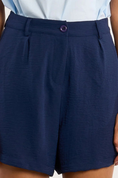 High Waisted Shorts in navy by Molly Bracken