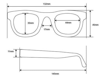 Dash Reading Glasses: Honey / +2.00