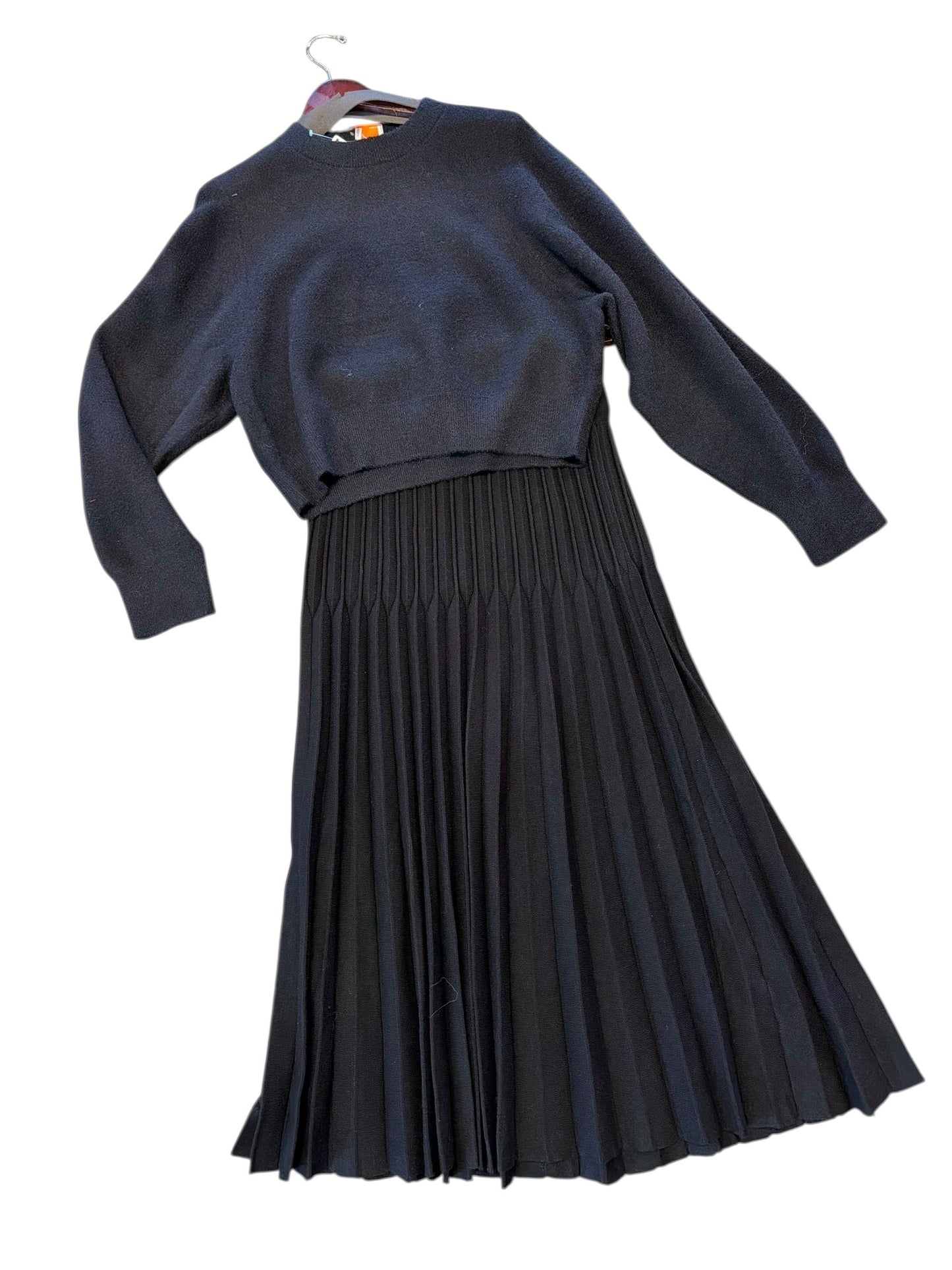 Carrara Solid Sweater in black by Kerisma