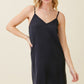 V Neck Slip in black