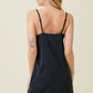 V Neck Slip in black