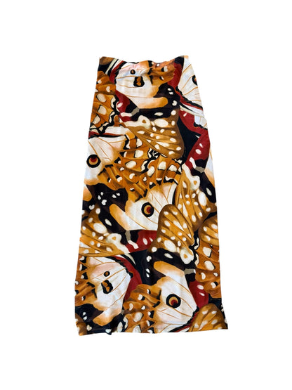 Borbofly Jersey Midi Skirt in multi by Farm Rio
