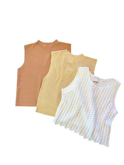 Betty Solid Top in milk tea by Kerisma