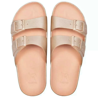 Baleia Sandals in nude by Cacatoes