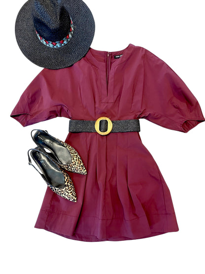 Dayton Dress in wine by Steve Madden