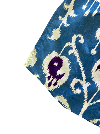 Russell Ikat Dress in indigo desert by Fitzroy & Willa