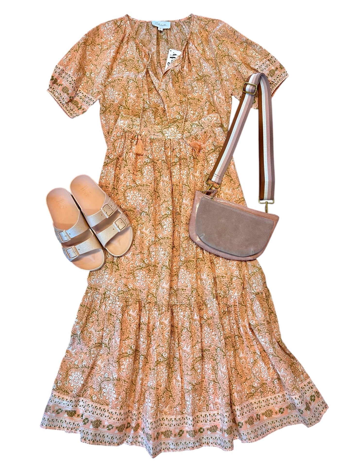 Baleia Sandals in nude by Cacatoes