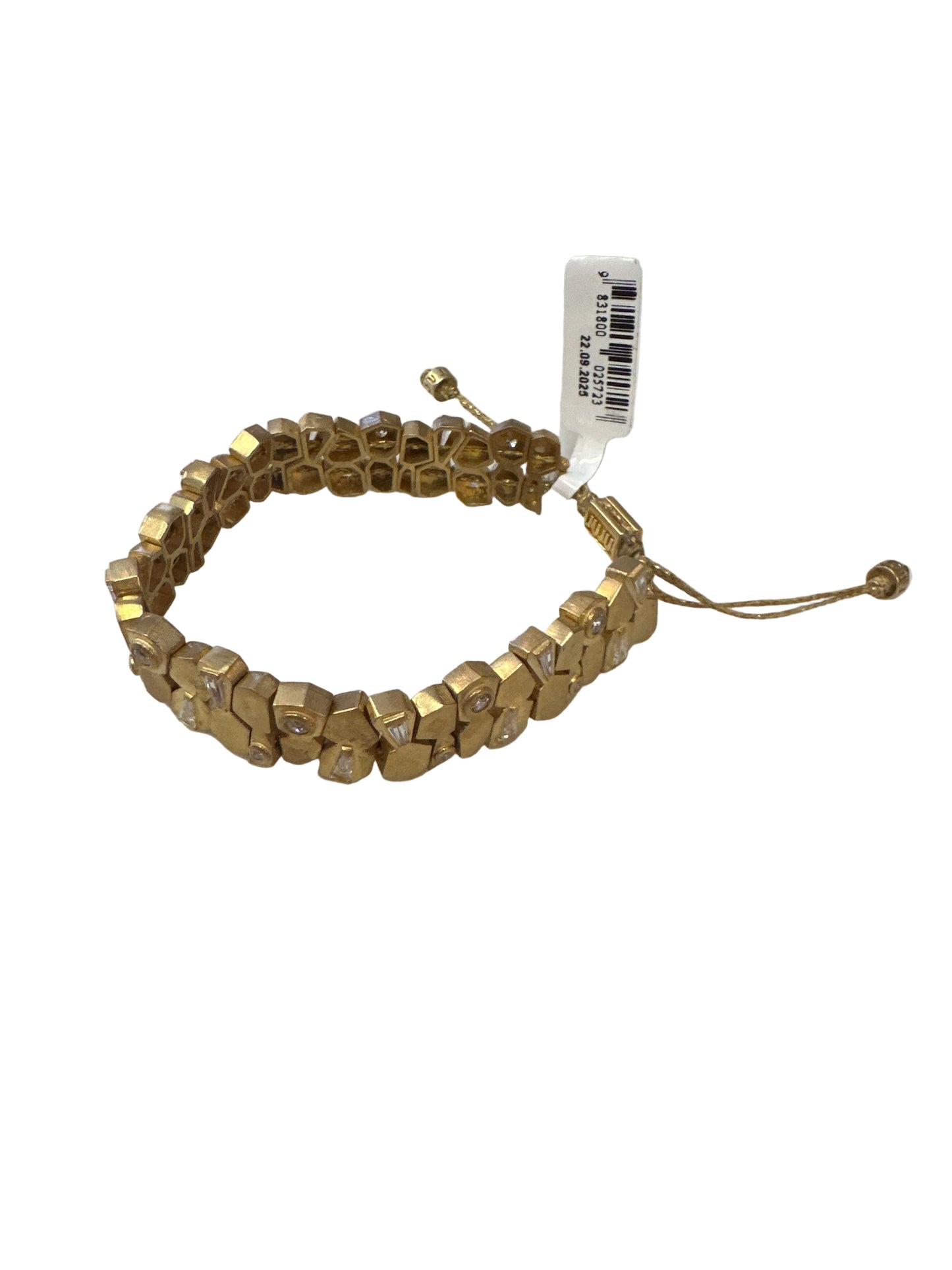 Dominoes Bracelet in brass by JUJU