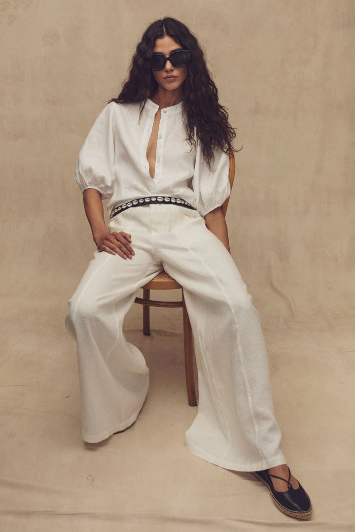 Rio Leather Belt in brown by Lanhtropy