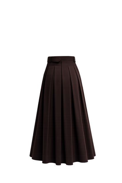 Soraia Skirt in brown by Exquise