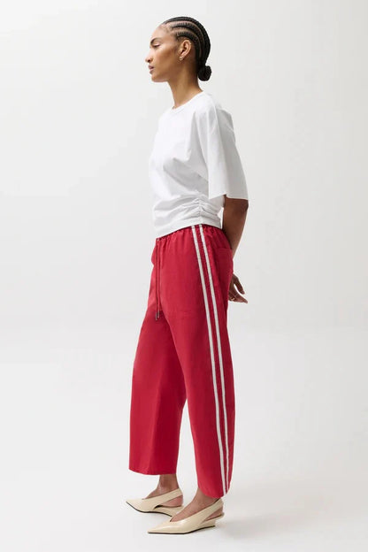 Bodie Pants in racer red by Pistola